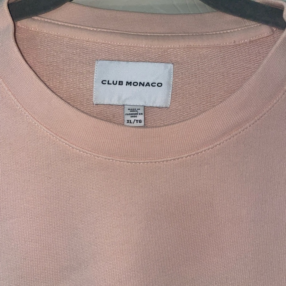 Blush pink men’s club Monaco crew neck